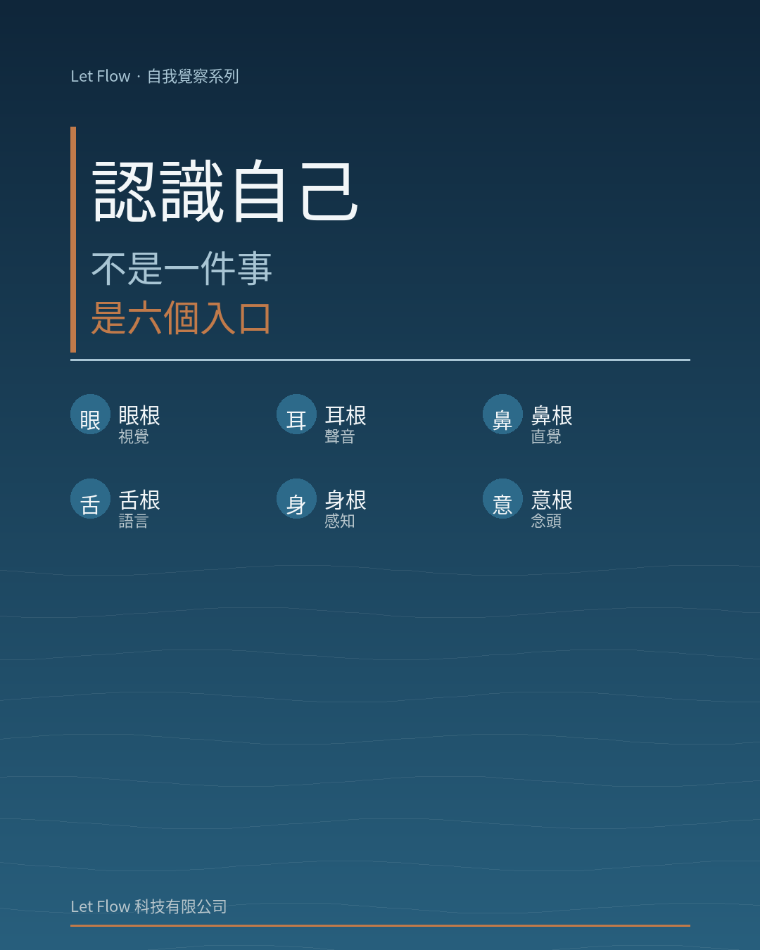 認識自己的六個入口：佛學六根與自我覺察方法論 | Let Flow